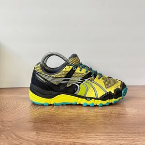 Puma Trail Fox 4 Active Gear Green Blue Athletic Hiking Shoes Women's Size US 7